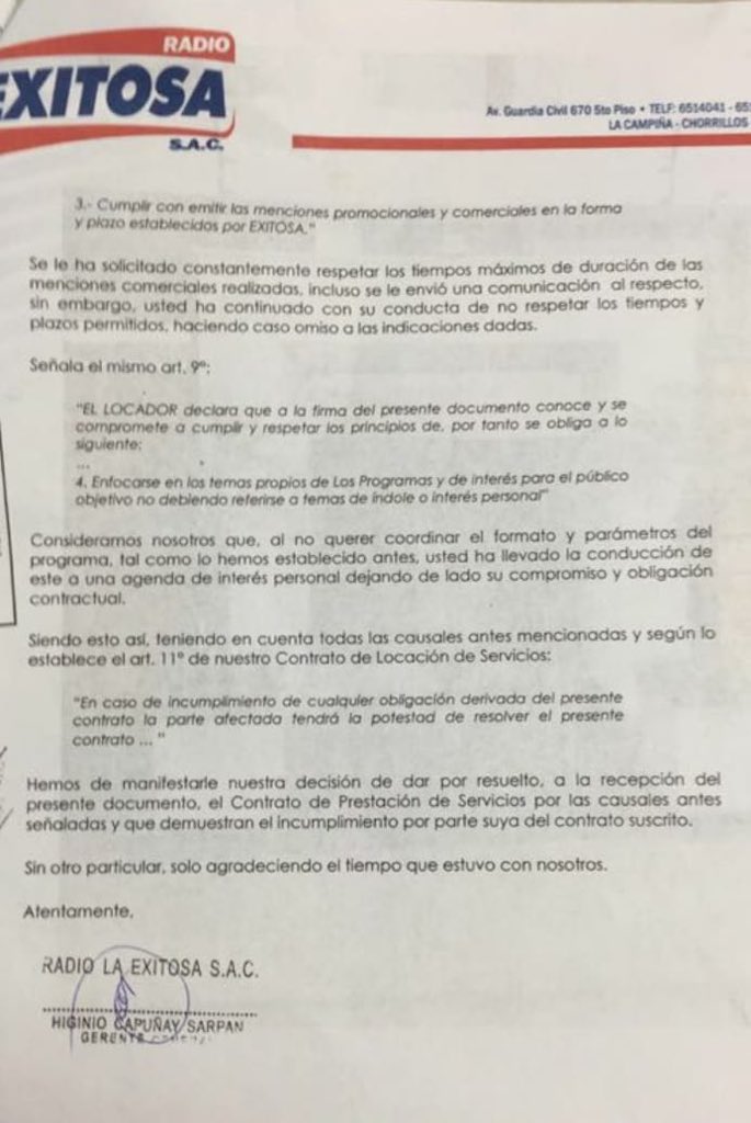 Phillip Butters: Radio Exitosa anunció el despido del 