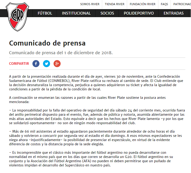 RIVER COMUNICAOD
