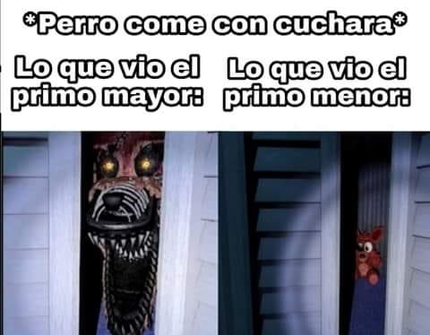 perro comiendo cereal con cuchara