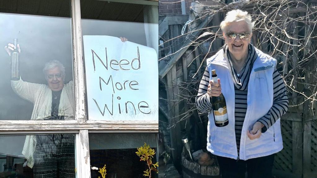 Señora pide vino Canadá viral Señora pide vino Canadá viral