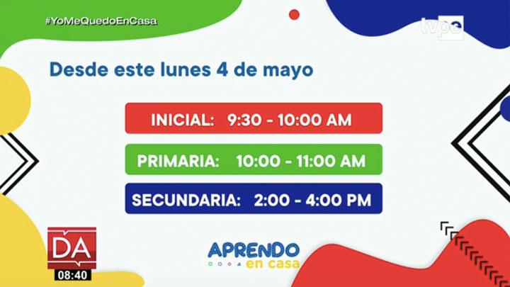 Aprendo en casa