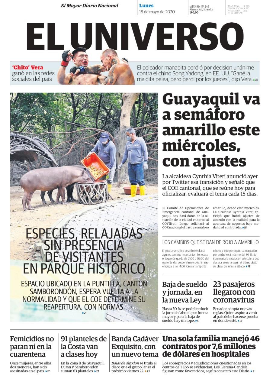 Coronavirus Ecuador Hoy Lunes 18 De Mayo Mapa Guayaquil Muertes
