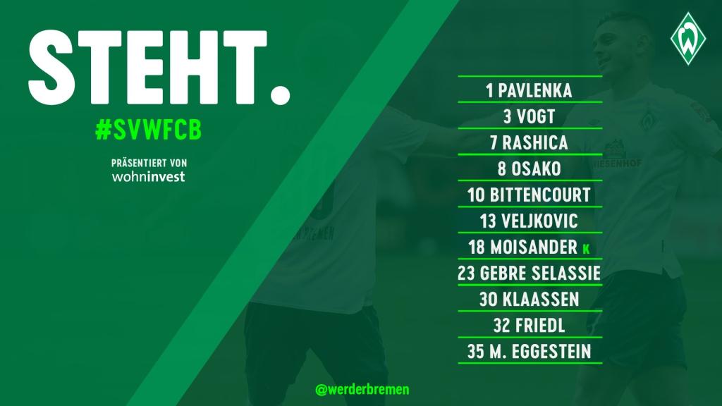Bayern Munich vs Werder Bremen