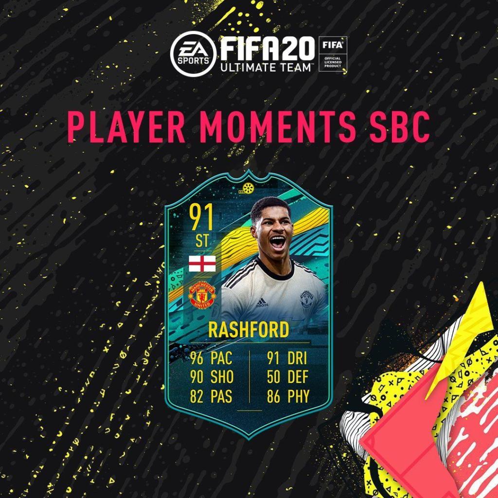 Marcus Rashford FIFA 20 Marcus Rashford FIFA 20