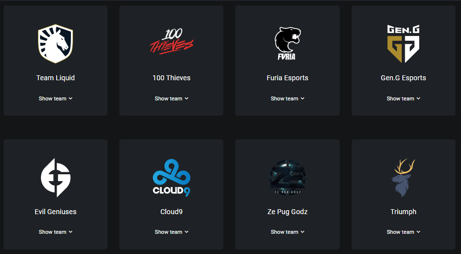 Equipos Invitados Dreamhack