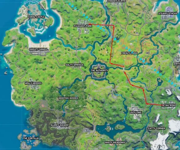 Fortnite, temporada 3, season 3, s3, battle royale, ciudad comercio, en coche, parque placentero, 4 minutos, latinoamerica, colombia, peru, mexico, argentina, ecuador, chile