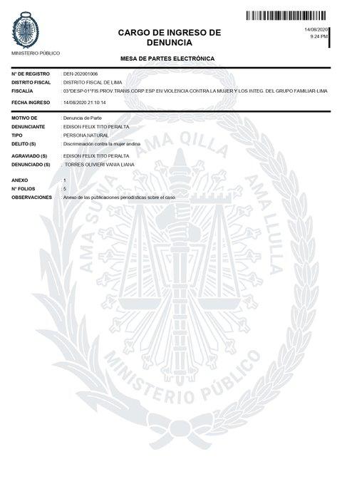 denuncia