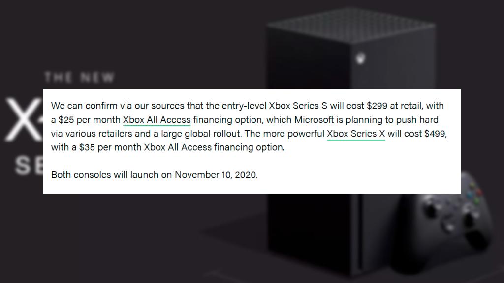 xbox series s, xbox series, lockhart, filtración, consola, microsoft, peru, mexico, argentina, colombia, españa, chile