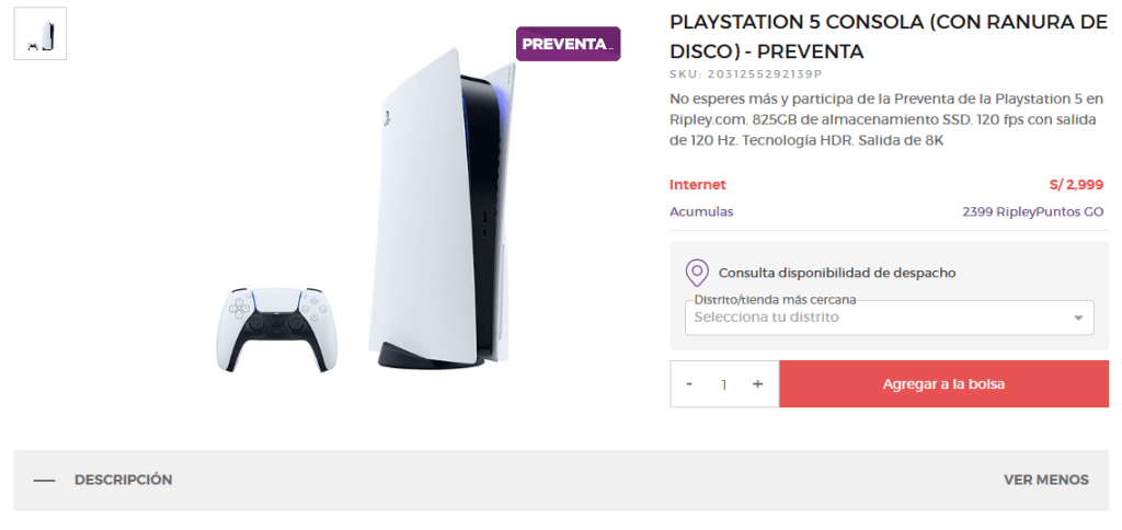 Por Fin Playstation 5 En Peru Retails Locales Revelaron Precio Oficial - cd de roblox para pc perifericos en mercado libre argentina