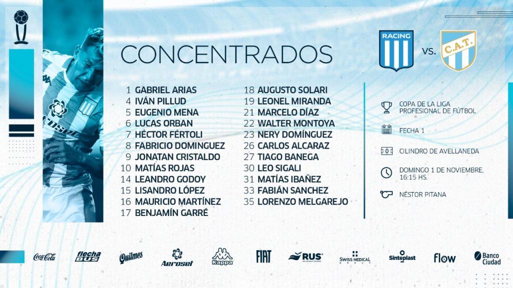Racing vs Atlético Tucumán – Copa de la Liga Profesional – TNT Sports