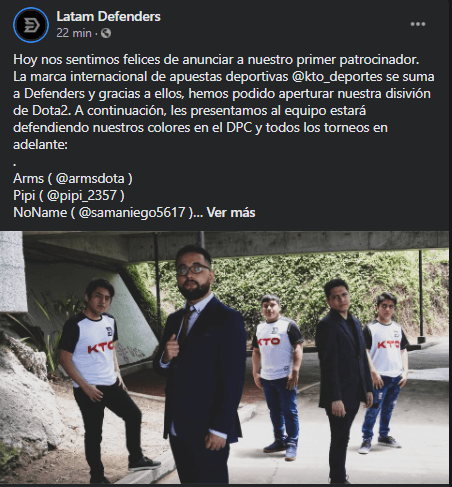 Latam Defenders Dota 2