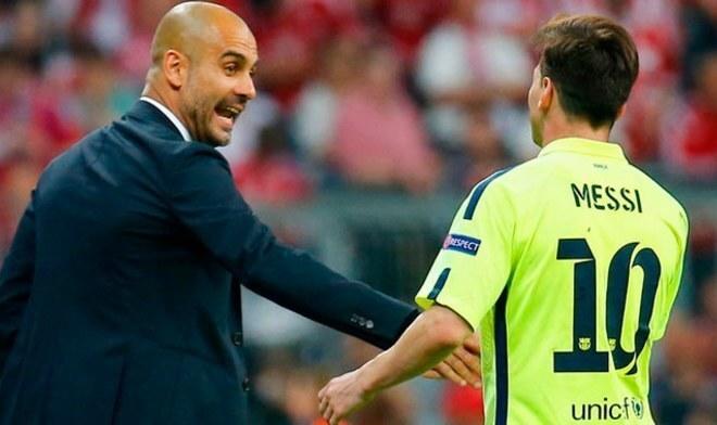 Pep Guardiola, Lionel Messi