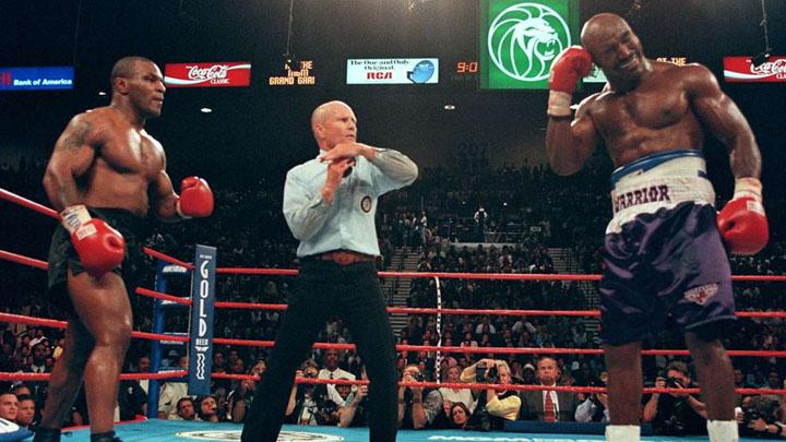 Evander Holyfield reta a Mike Tyson para volver a pelear tras la victoria ante Roy Jones Box Las Vegas Twitter VIDEO | libero.pe