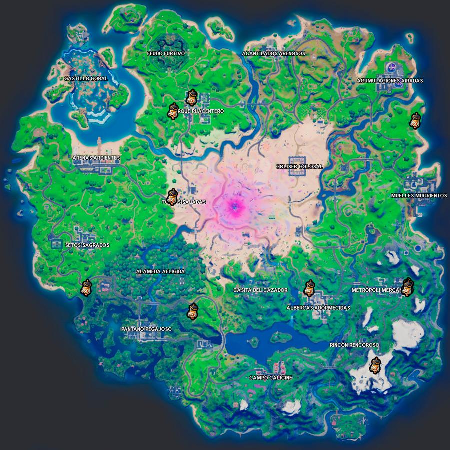 Fortnite, temporada 5, season 5, s5, ubicación, destruye estatuas de Cascanueces, battle royale, latinoamerica, colombia, peru, mexico, argentina, ecuador, chile