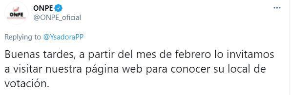 Local de votación