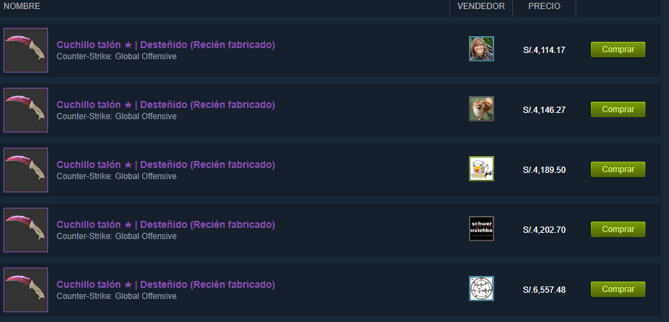 Precio Steam Knife