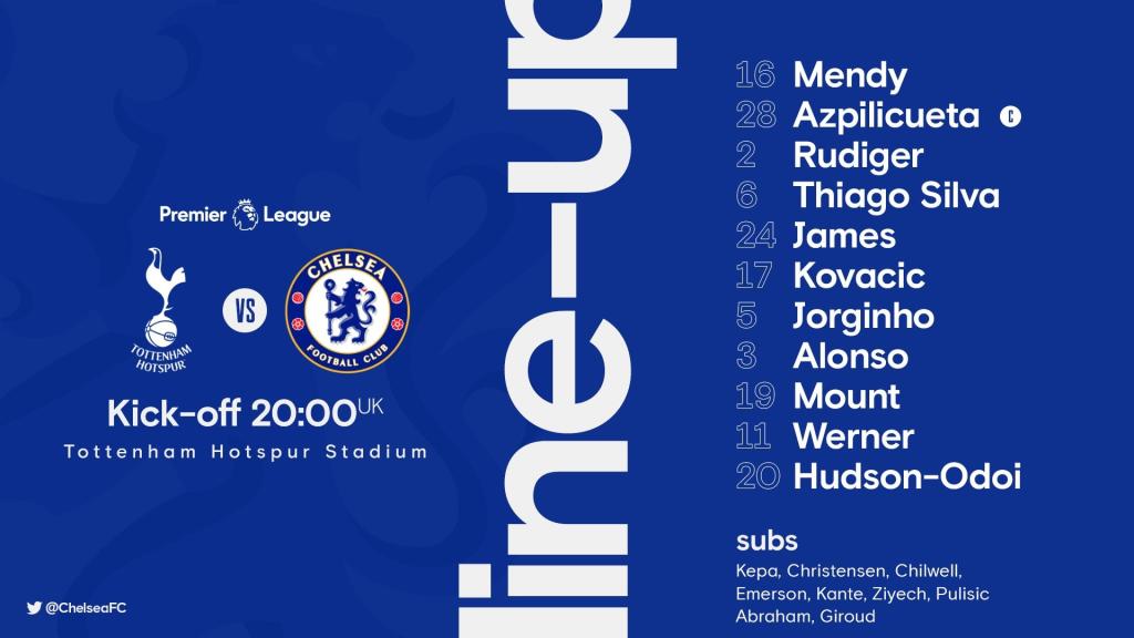 Tottenham vs Chelsea – Premier League – ESPN 2 HD – SKY Sports