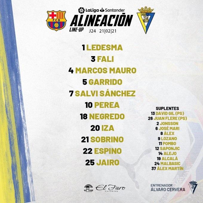 Barcelona vs Cádiz – LaLiga Santander – Liga Española – ESPN 2 – DirecTV Sports – Movistar LaLiga – Mitele Plus