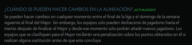 Cambios Roster de Dota 2 Cambios Roster de Dota 2