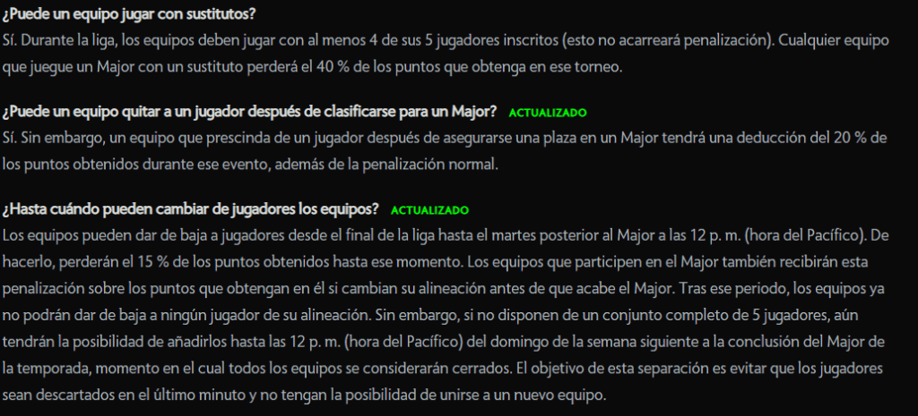 Resta de puntos DPC
