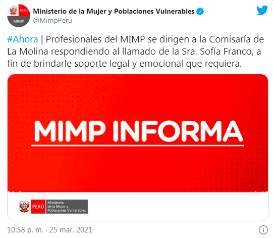 ministerio de la mujer
