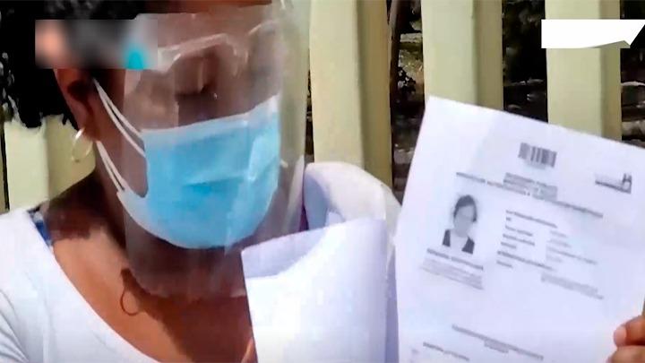 Nuera identificando el cuerpo Nuera identificando el cuerpo
