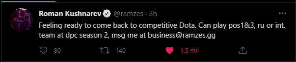 Ramzes Twitter