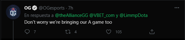 OG respuesta Alliance