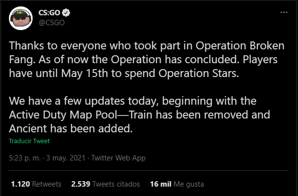 CSGO Ancient por Train