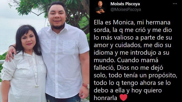 Moisés Piscoya, Día de la Madre, Twitter